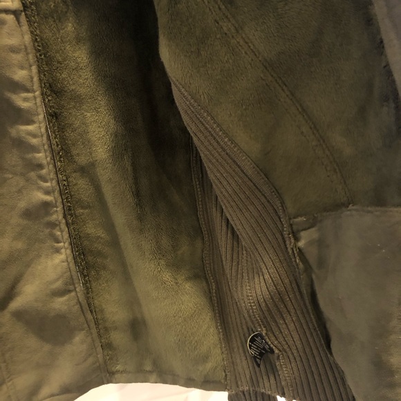 Lady Hathaway Green Faux Suede Jacket XL - Picture 8 of 14